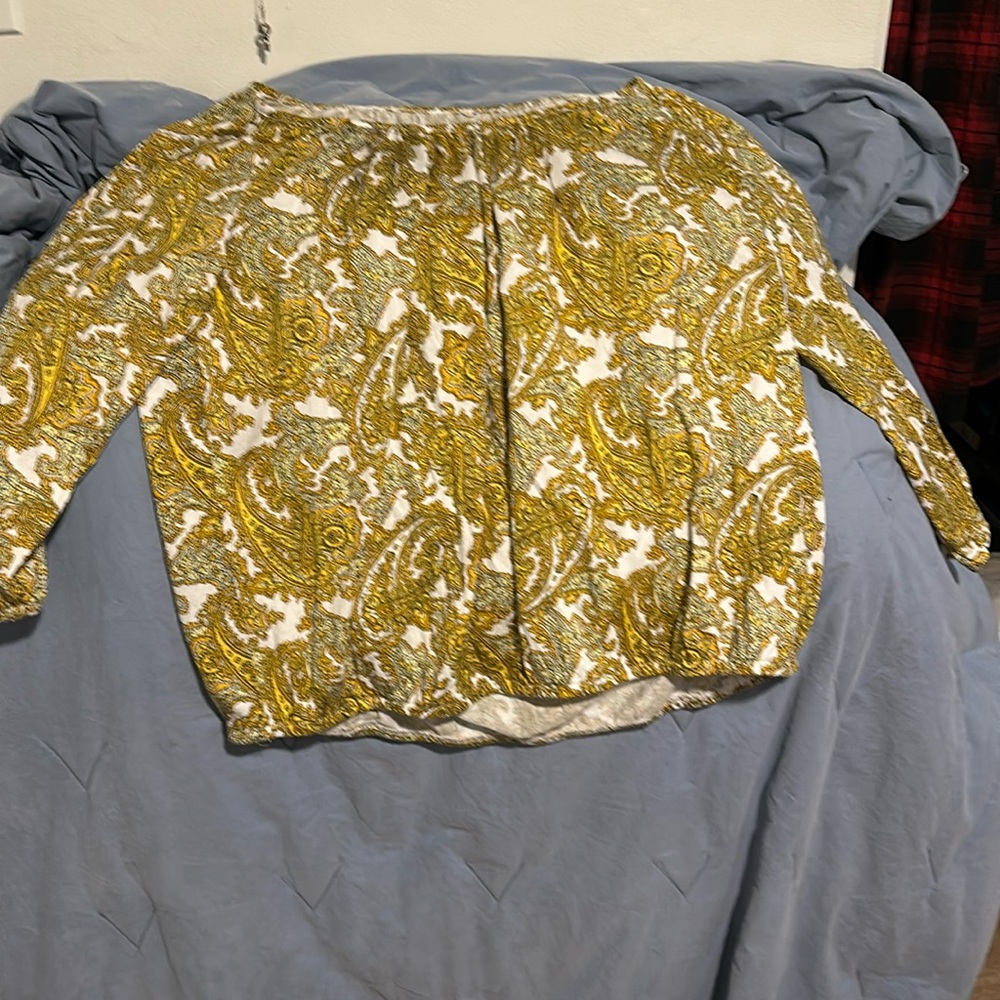 Michael Kors 3/4 sleeve blouse, size large.